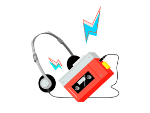 Top of something with blocks